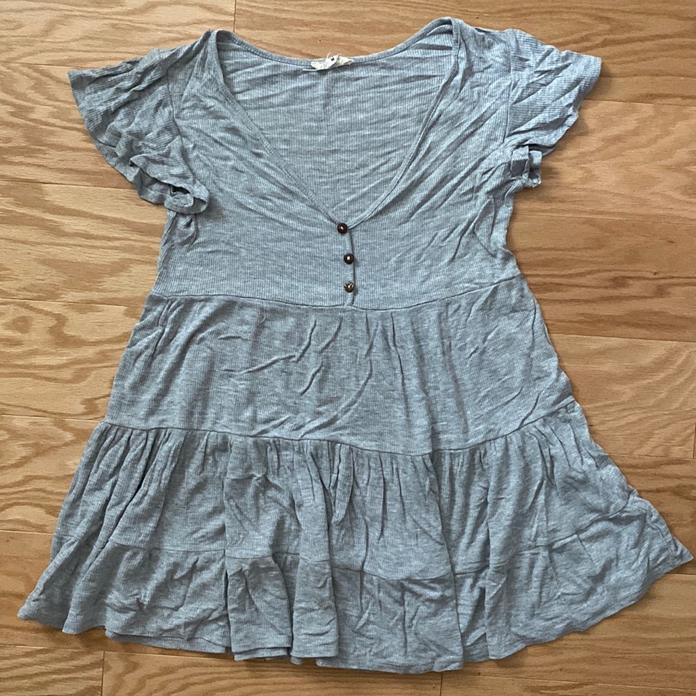 Grey casual sundress